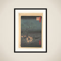 Foxes Meeting at Oji framed