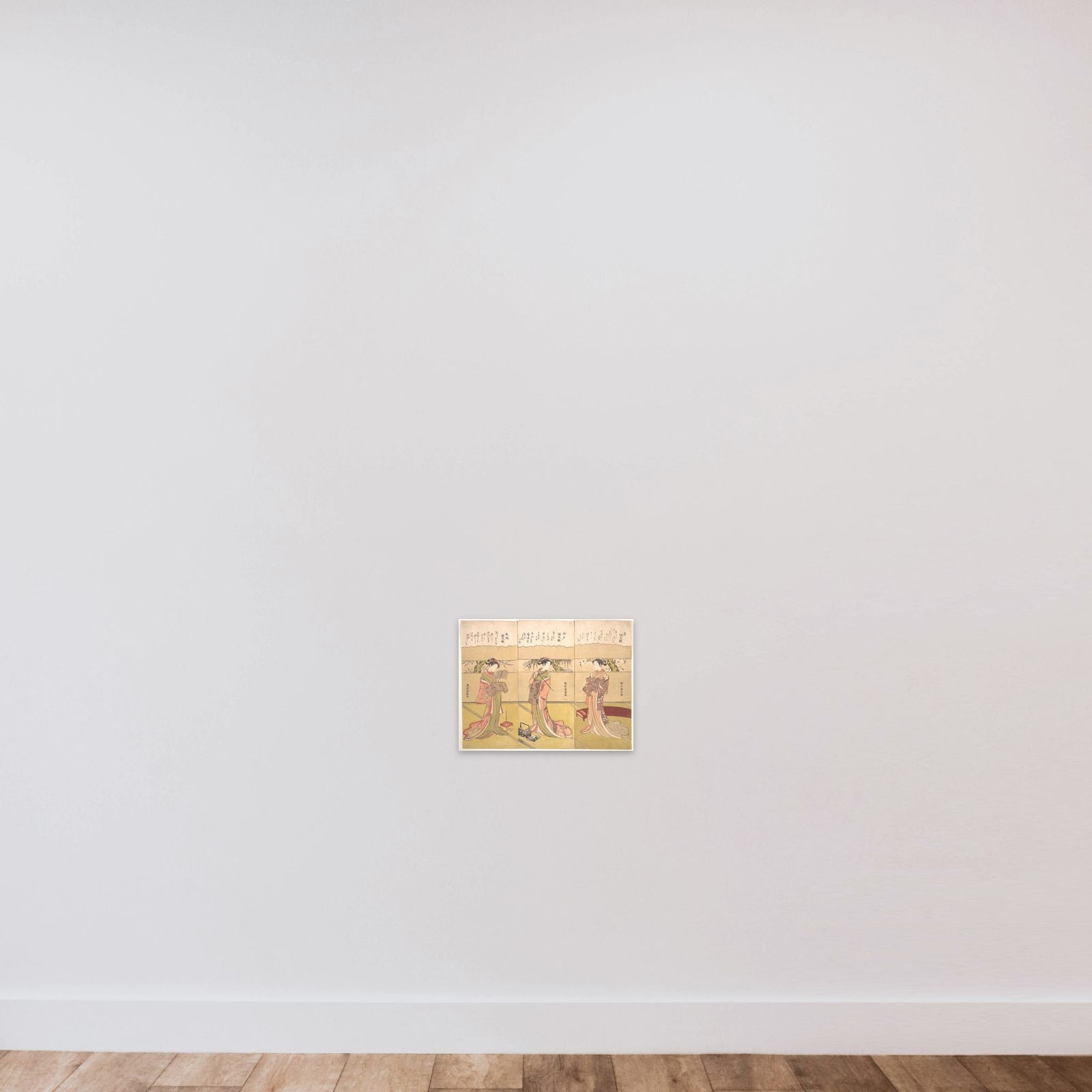 Palindromic Poems (Kaibunka): Kyo unframed — shown to scale