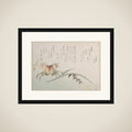 Crab and Rice Plant framed