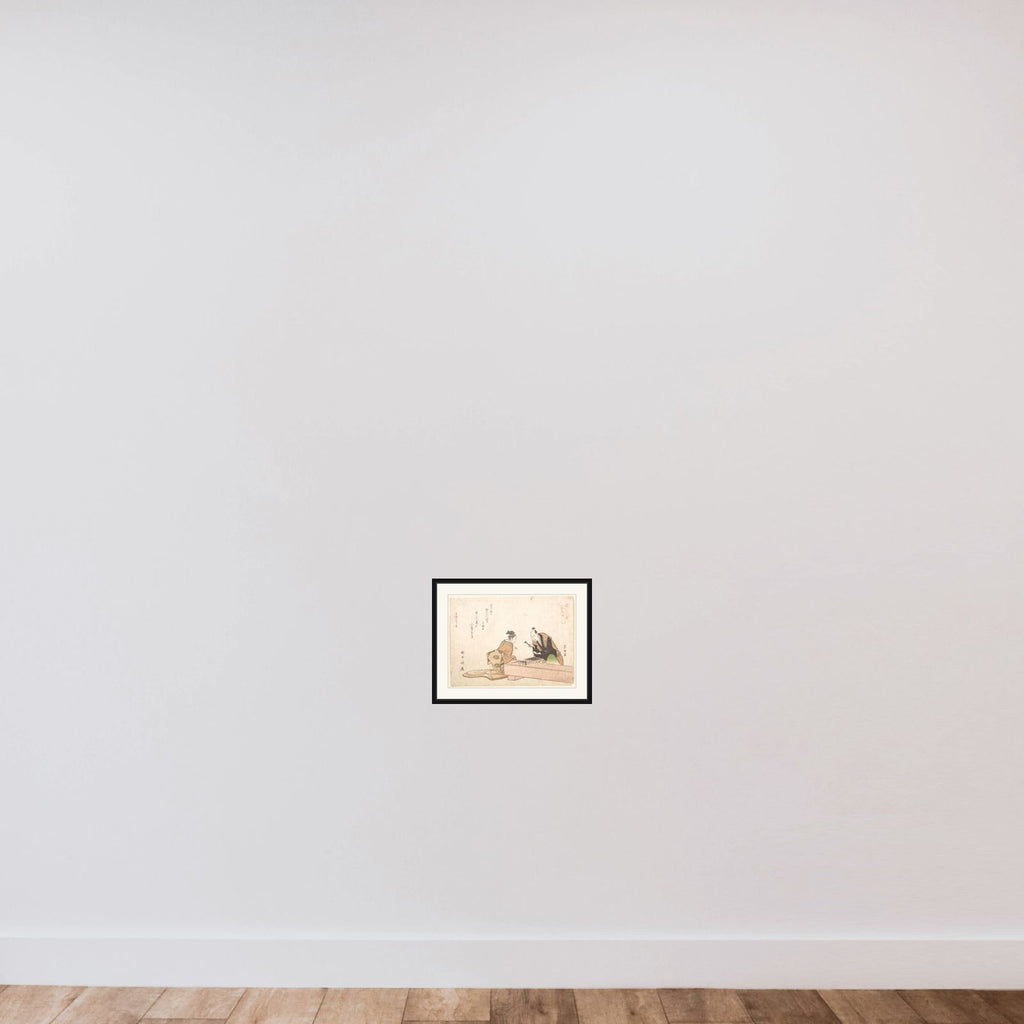 The Metal Carver framed — shown to scale