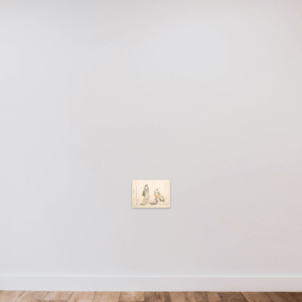 The Swordsmith unframed — shown to scale