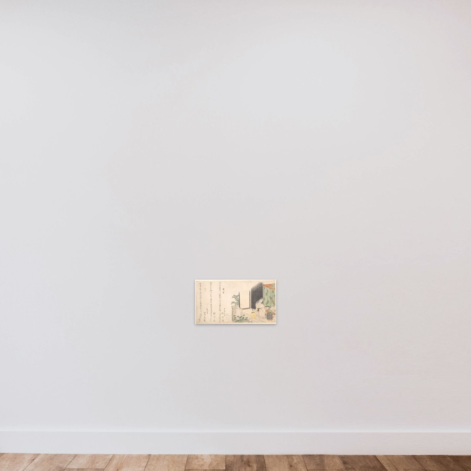 Cage of Fireflies at Dawn in Summer unframed — shown to scale
