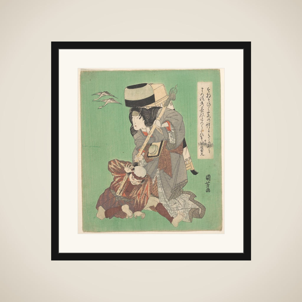 Theatrical Scene framed