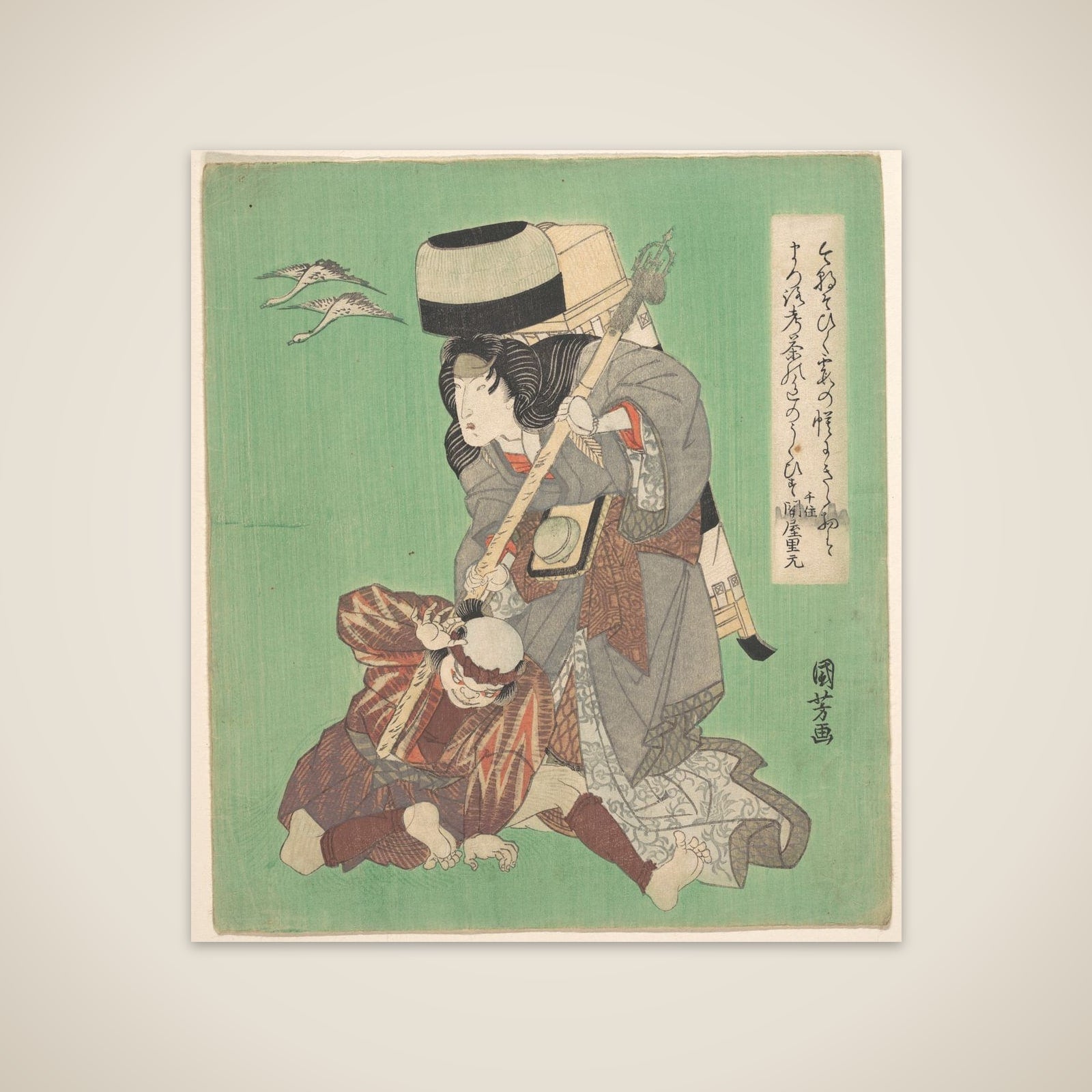 Theatrical Scene unframed print