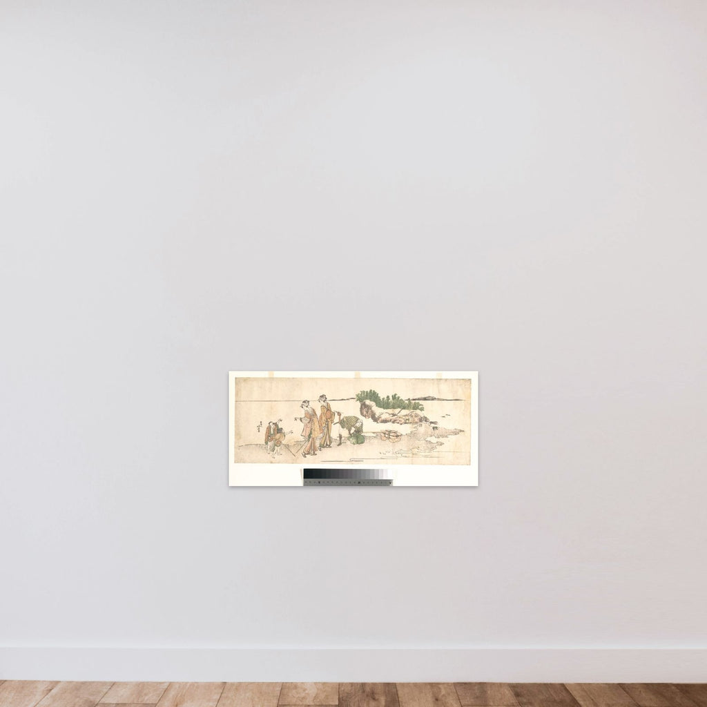 Women in a Landscape unframed — shown to scale