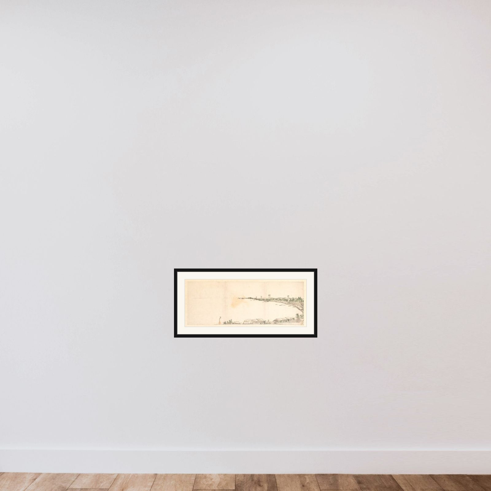 Print framed — shown to scale