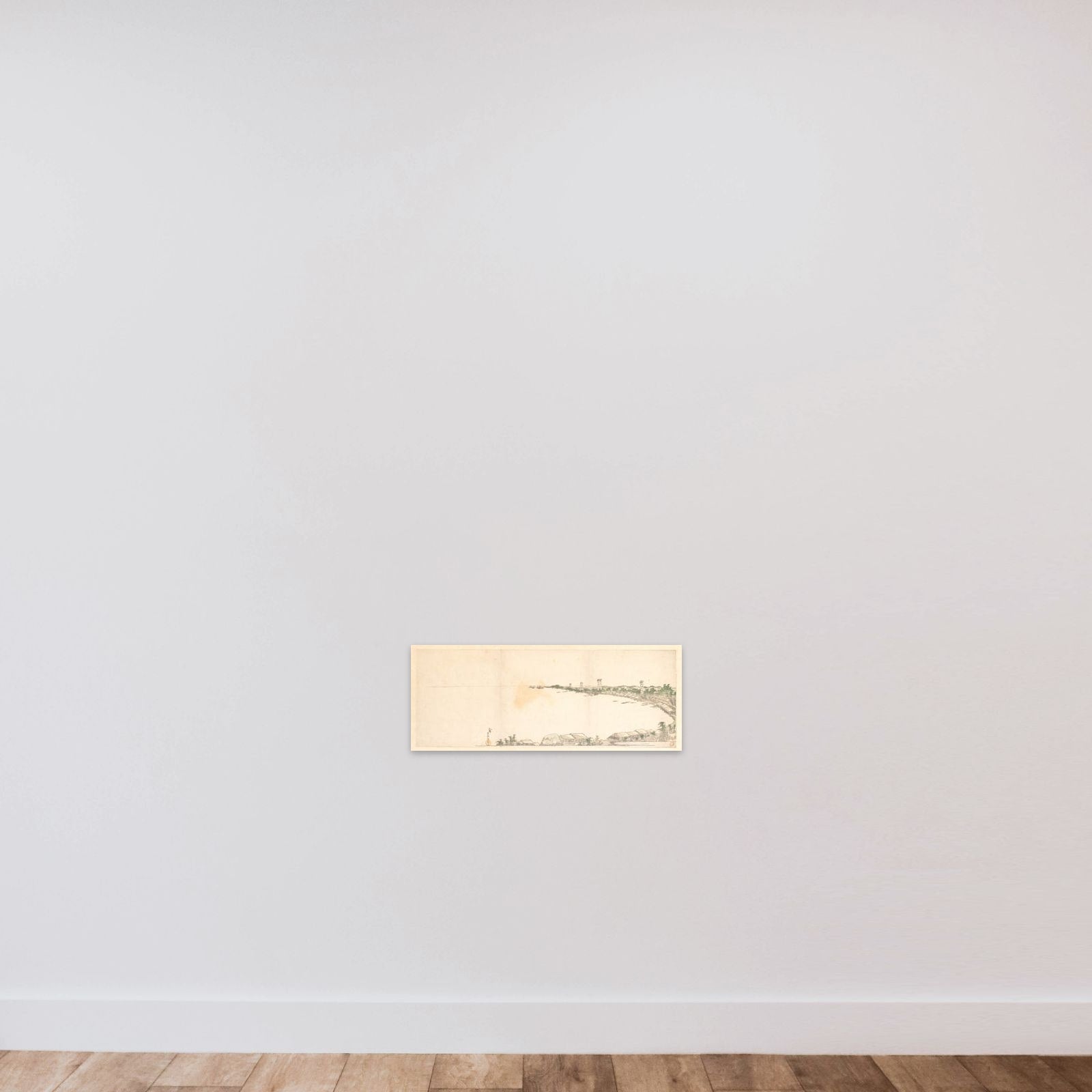 Print unframed — shown to scale