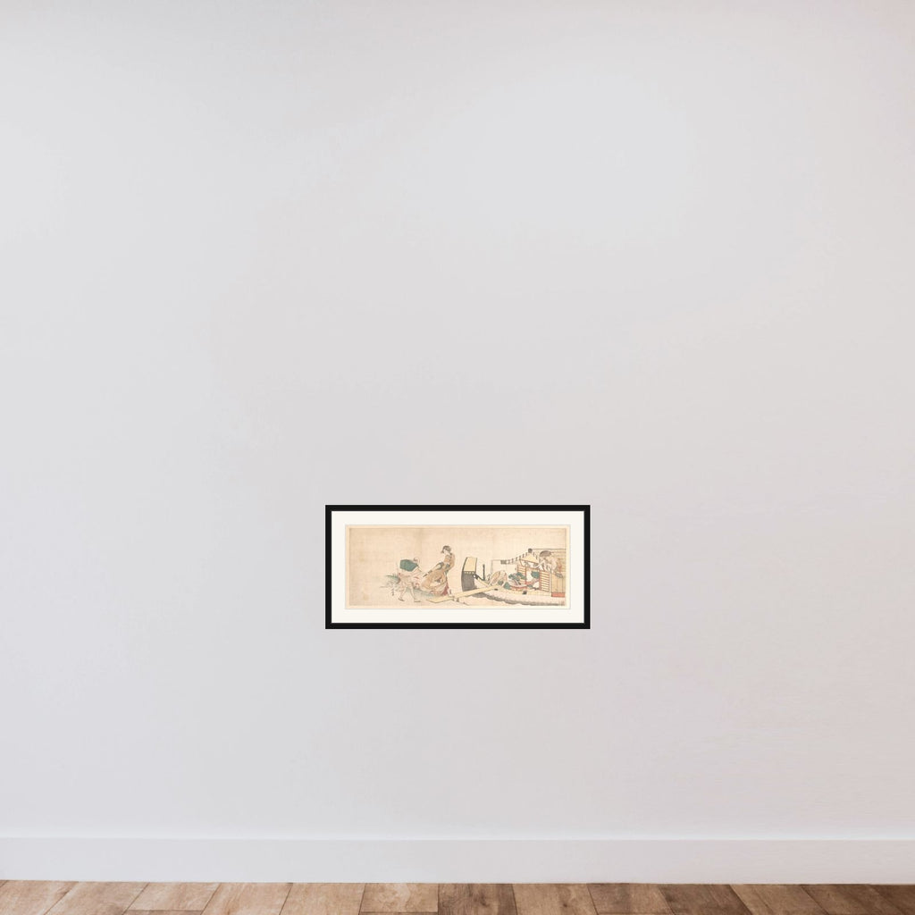 Print framed — shown to scale
