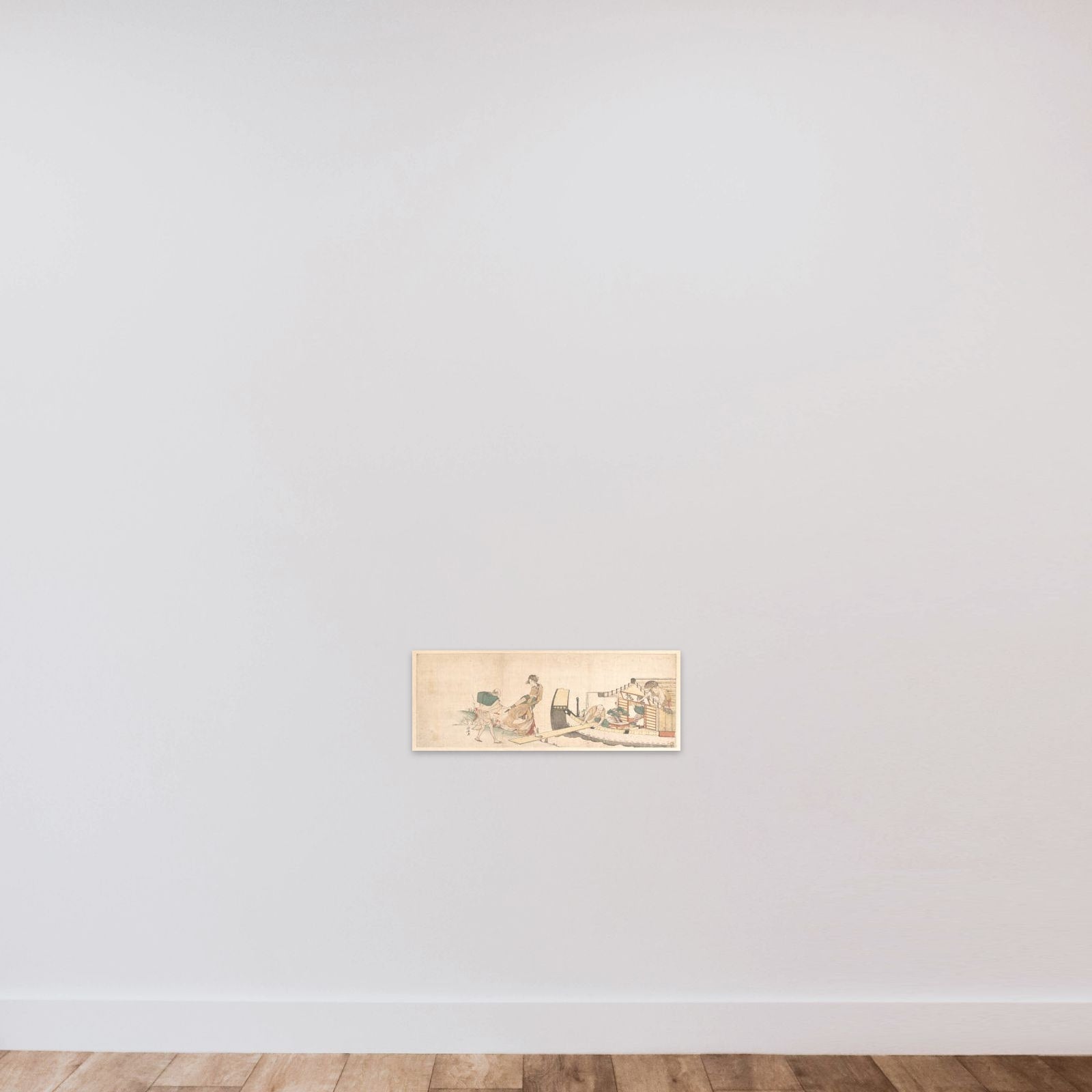 Print unframed — shown to scale