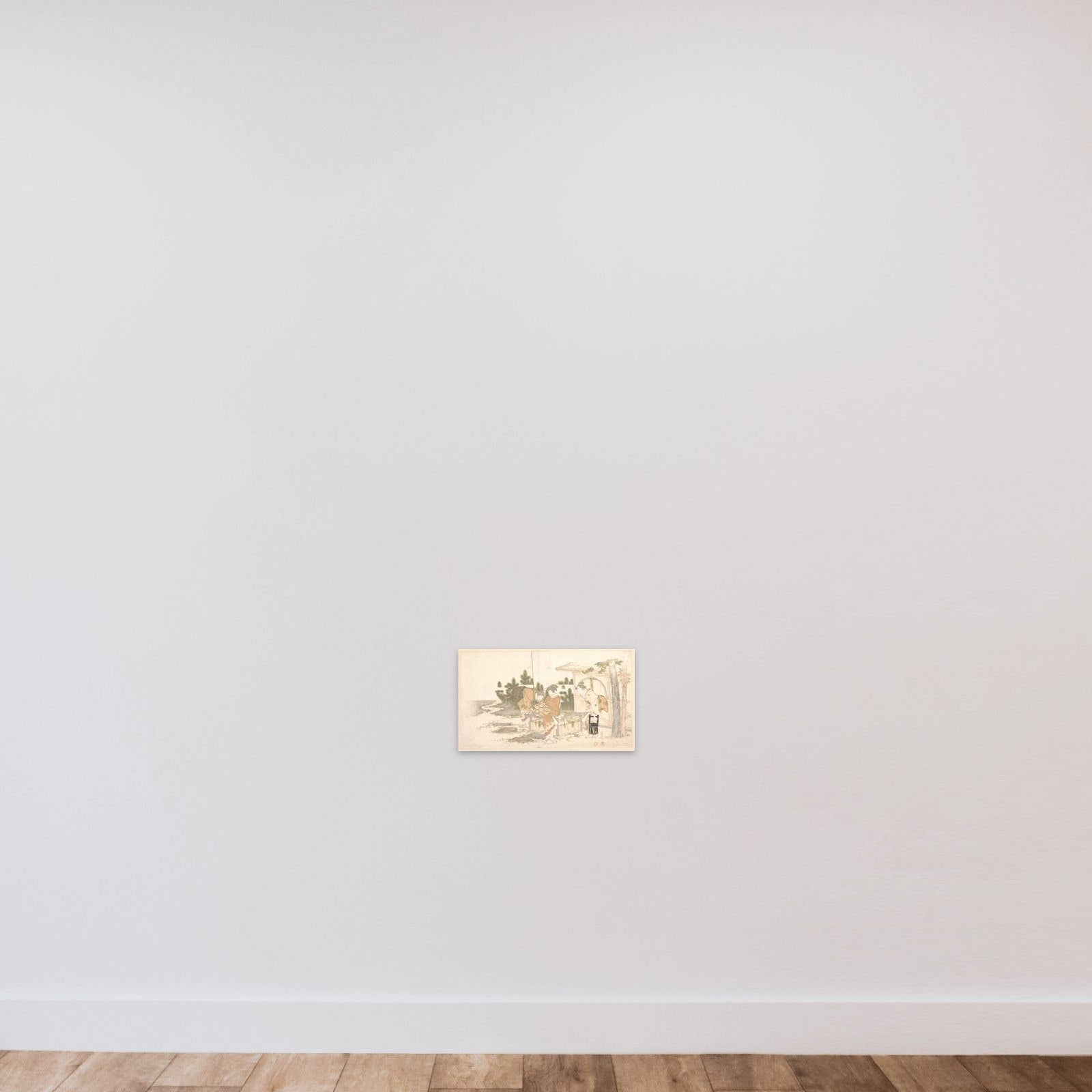 Print unframed — shown to scale