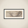 Ancient Plum Tree in Bloom framed