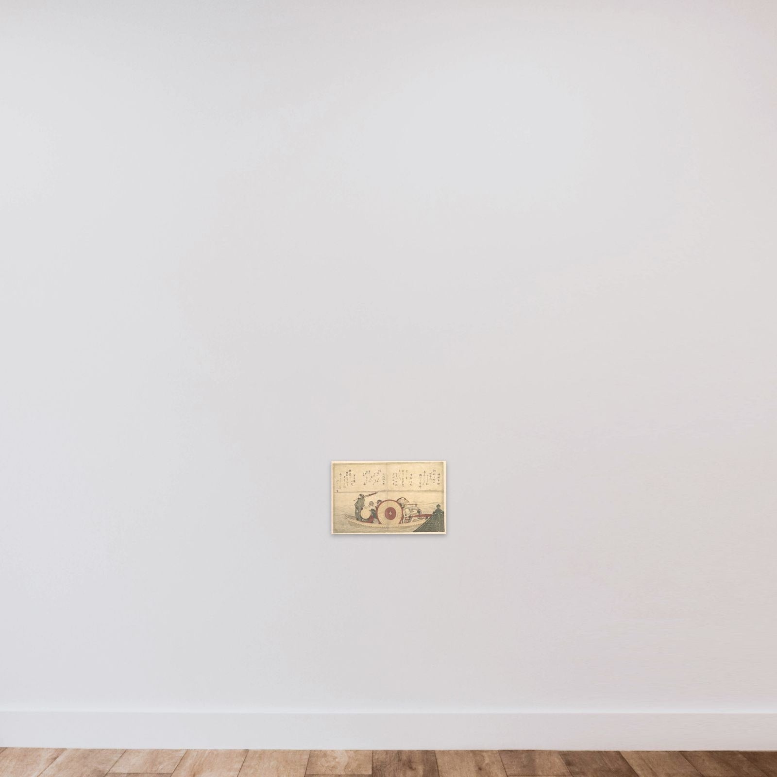 A Ferry boat Crossing the Bay unframed — shown to scale