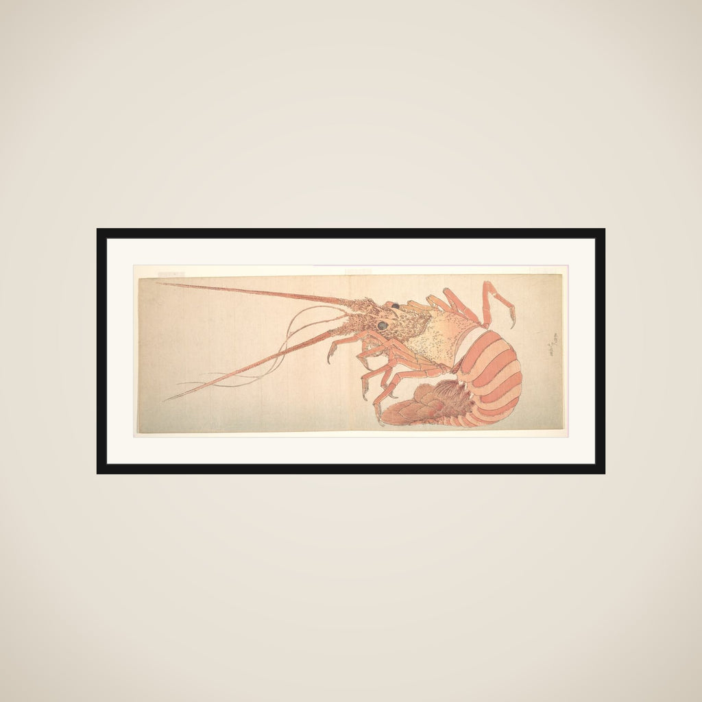 Large Lobster framed