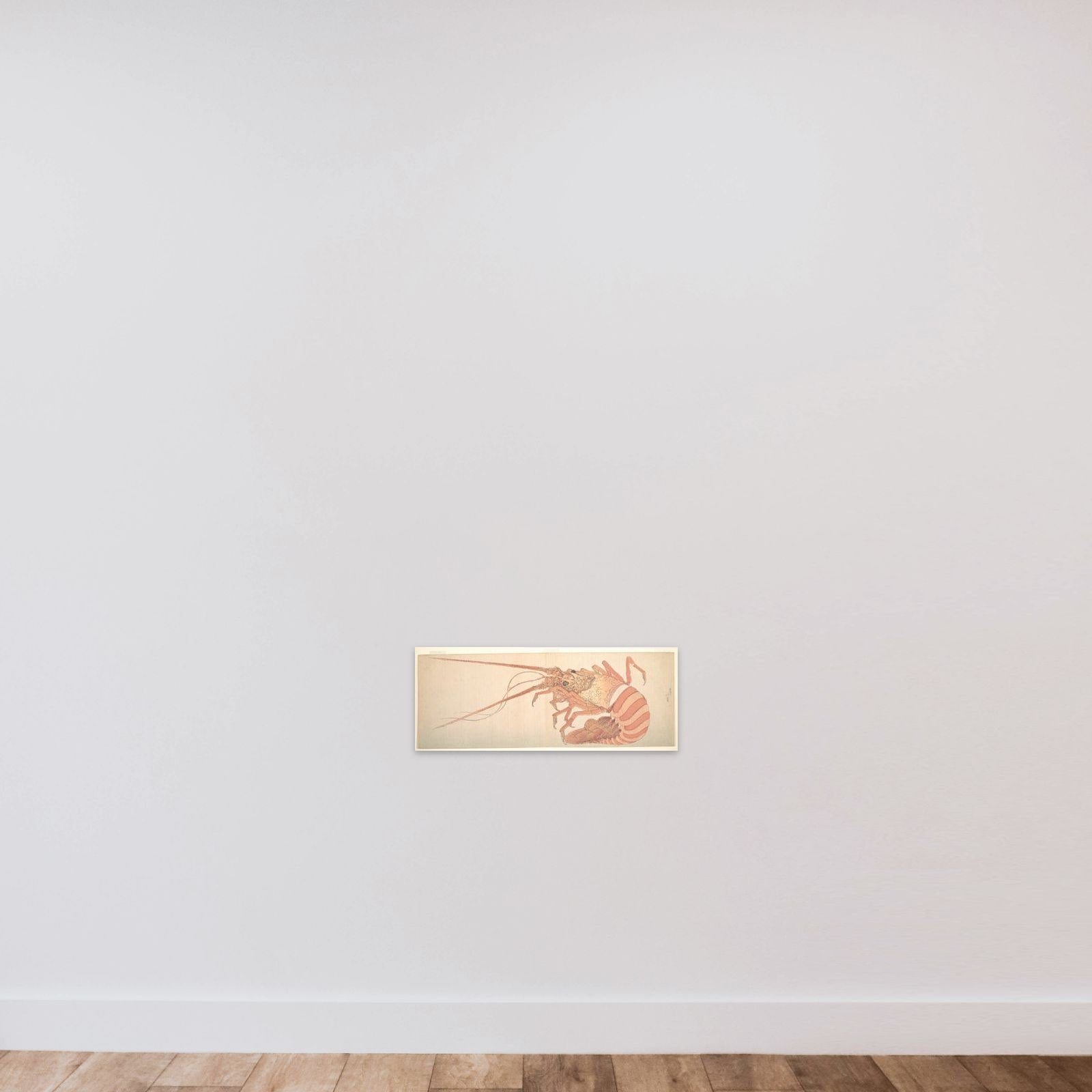 Large Lobster unframed — shown to scale