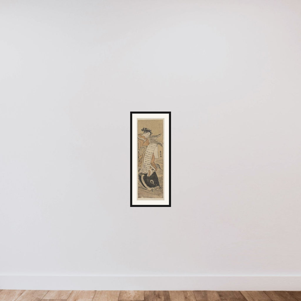 The Bijin Kinko framed — shown to scale