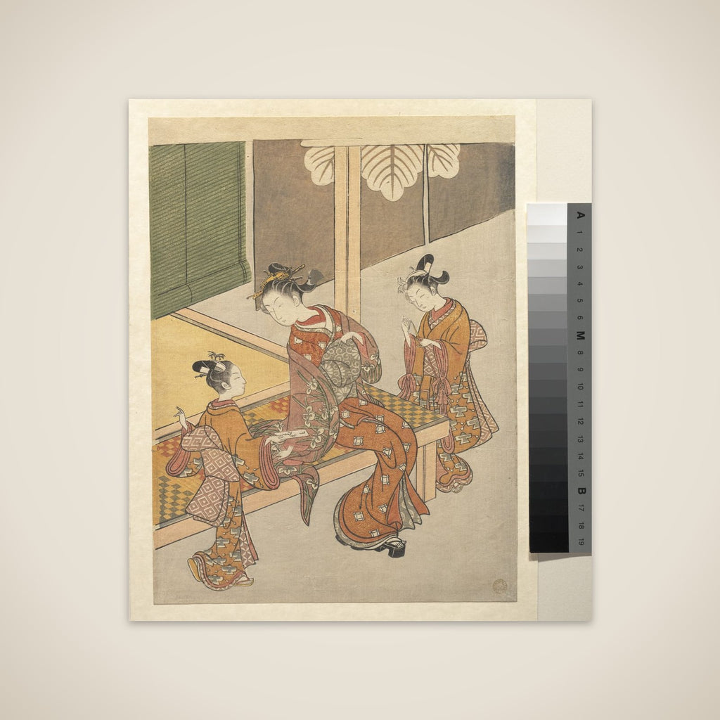 On the Engawa of Tsuta-ya unframed print