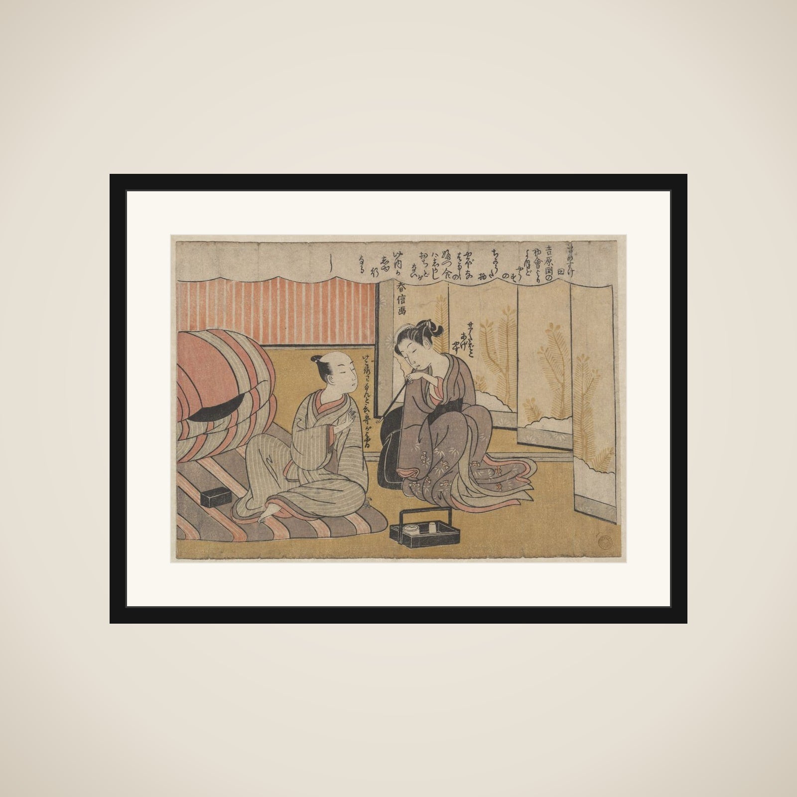 The Art of Conversation framed
