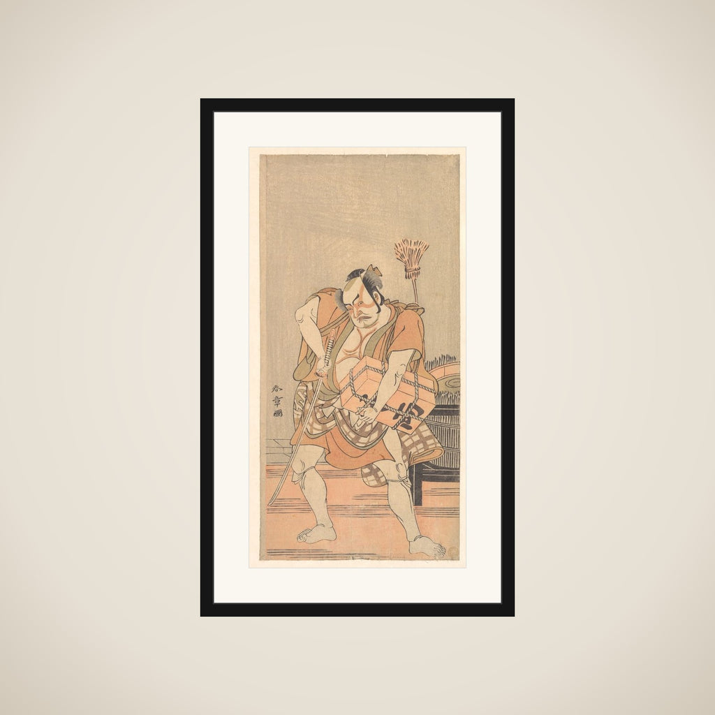 The Actor 2nd Nakamura Sukegoro as a Robber framed