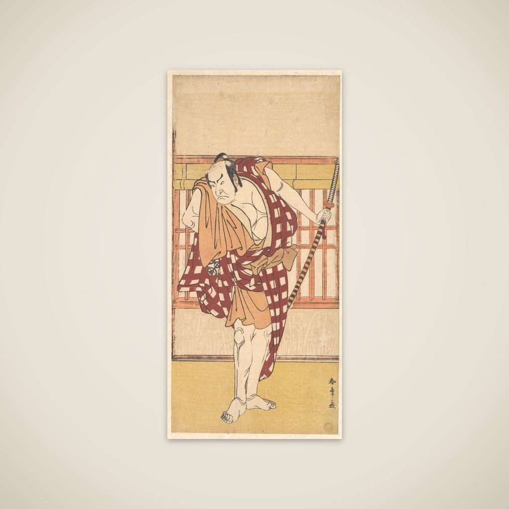 The Actor Nakamura Nakazo as a Kyokaku unframed print