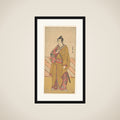 The Actor Bando Mitsugorō I as one of the Conen Otoko or Five Kyokaku framed