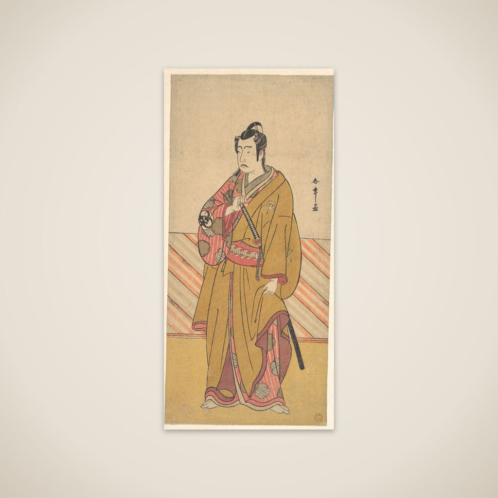 The Actor Bando Mitsugorō I as one of the Conen Otoko or Five Kyokaku unframed print