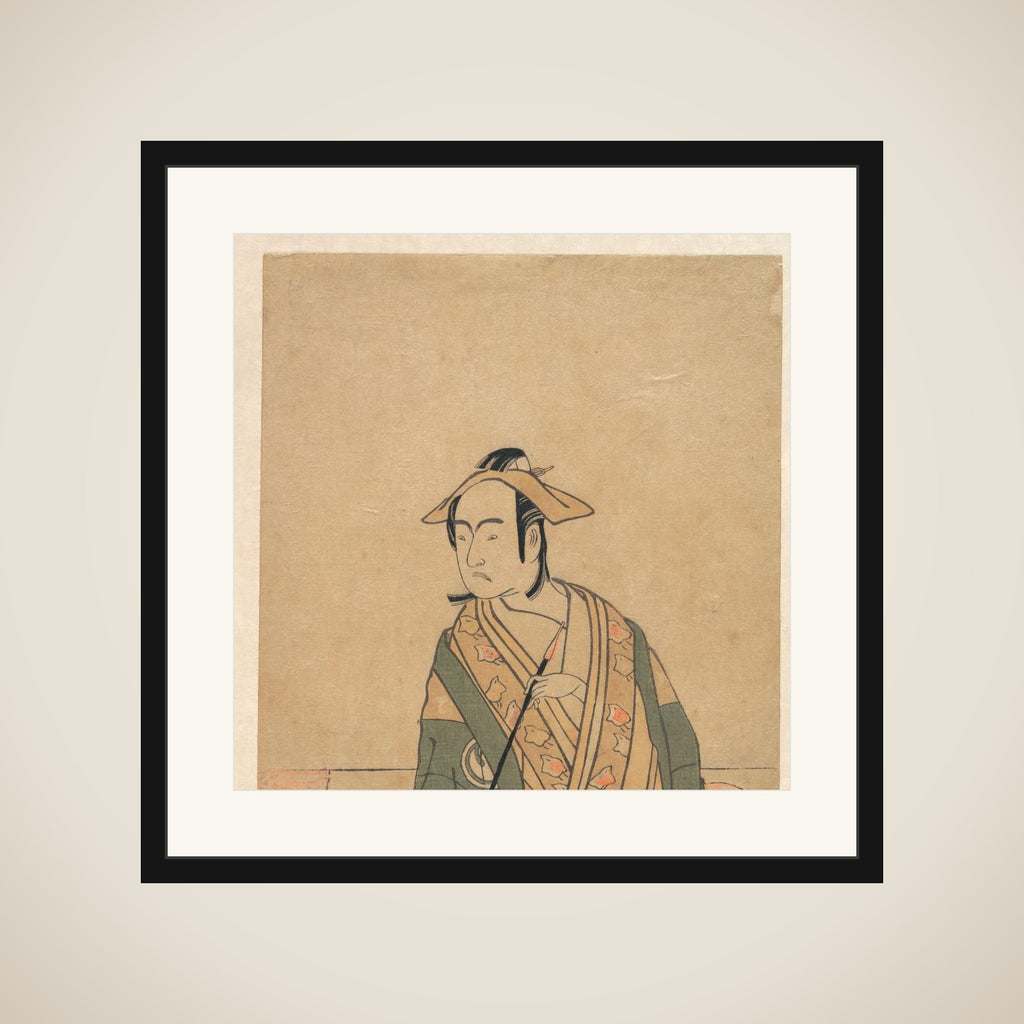 The Third Sawamura Sojūrō in the Role of Soga no Jūrō framed