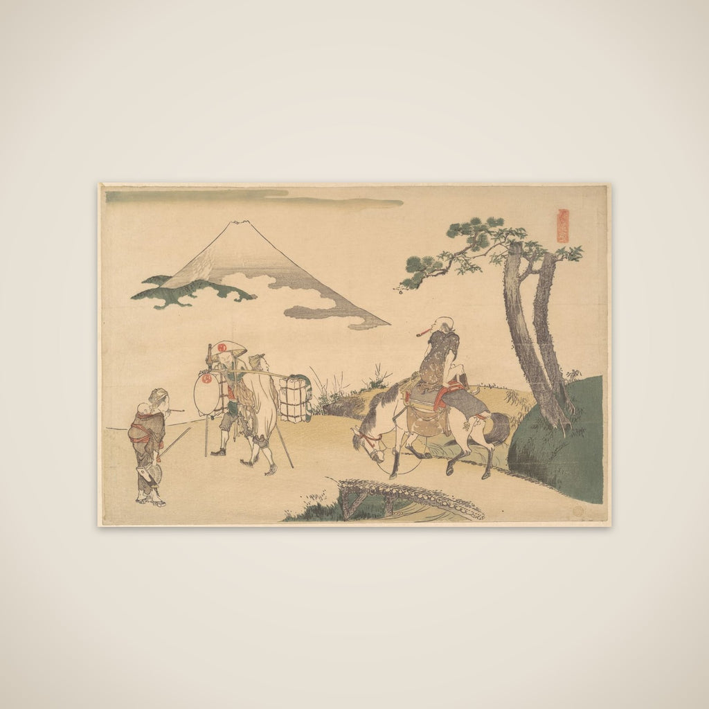 The Top of Mount Fuji unframed print