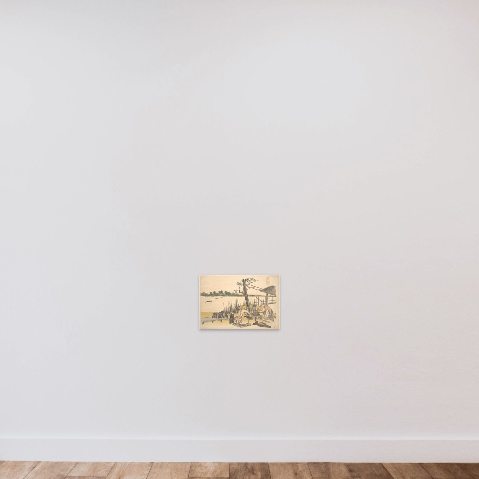 Imadogawa unframed — shown to scale