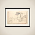 The Famous Practical Jokers Yajirobei at a Wayside Restaurant framed