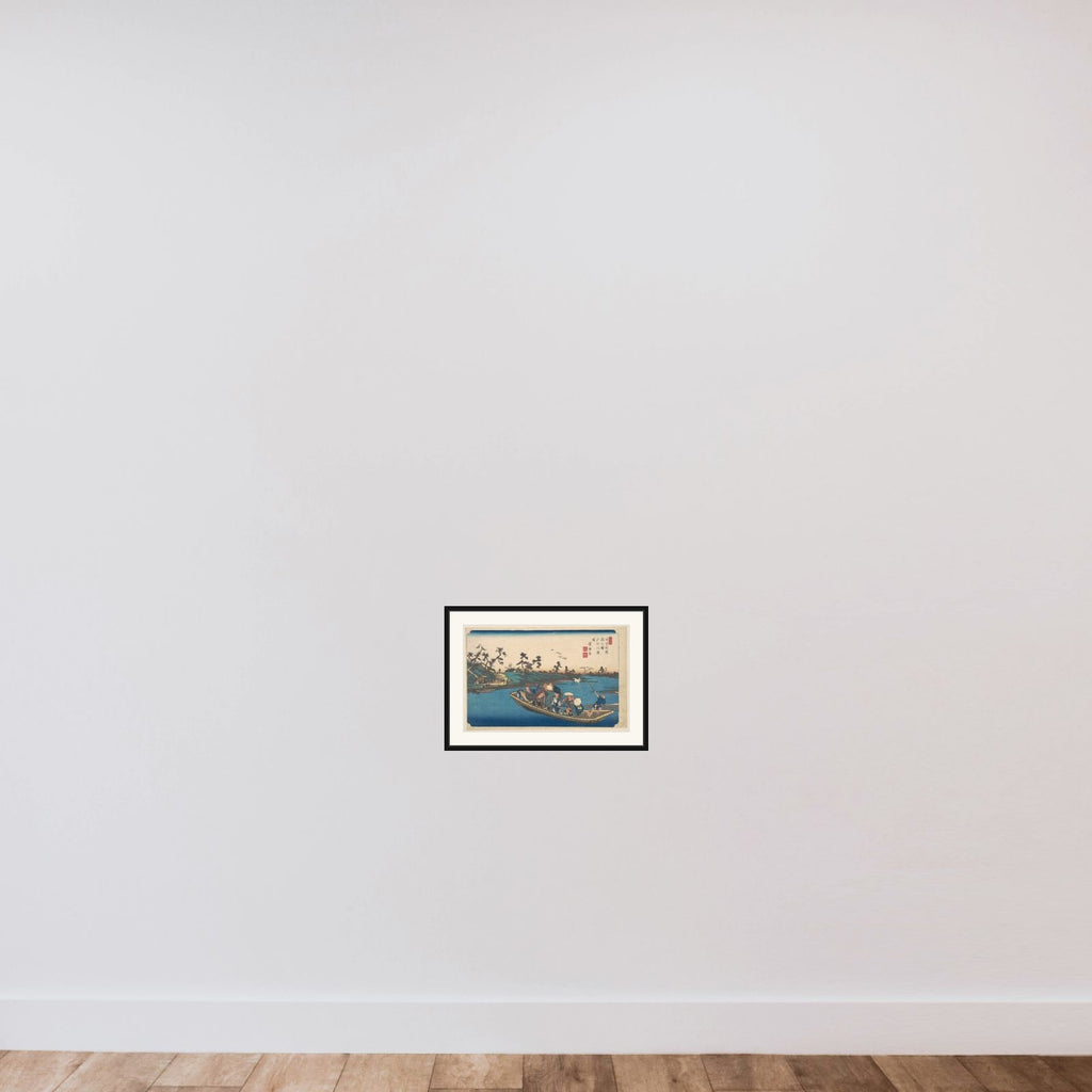 Warabi no Eki, Todogawa Watashi framed — shown to scale