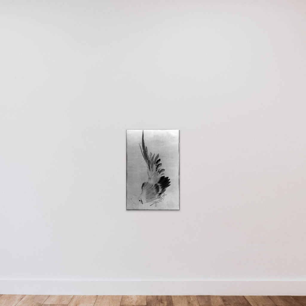 Cock unframed — shown to scale