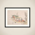 Gathering Sea-Weed framed
