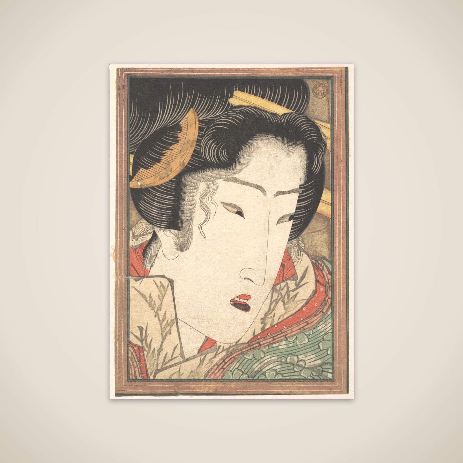 Rejected Geisha from Passions Cooled by Springtime Snow unframed print