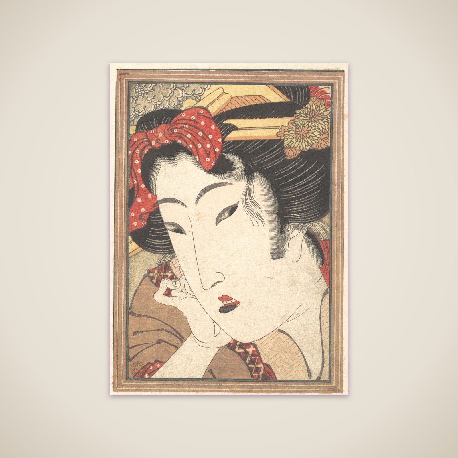 Rejected Geisha from Passions Cooled by Springtime Snow unframed print