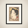 Head of a Beauty framed