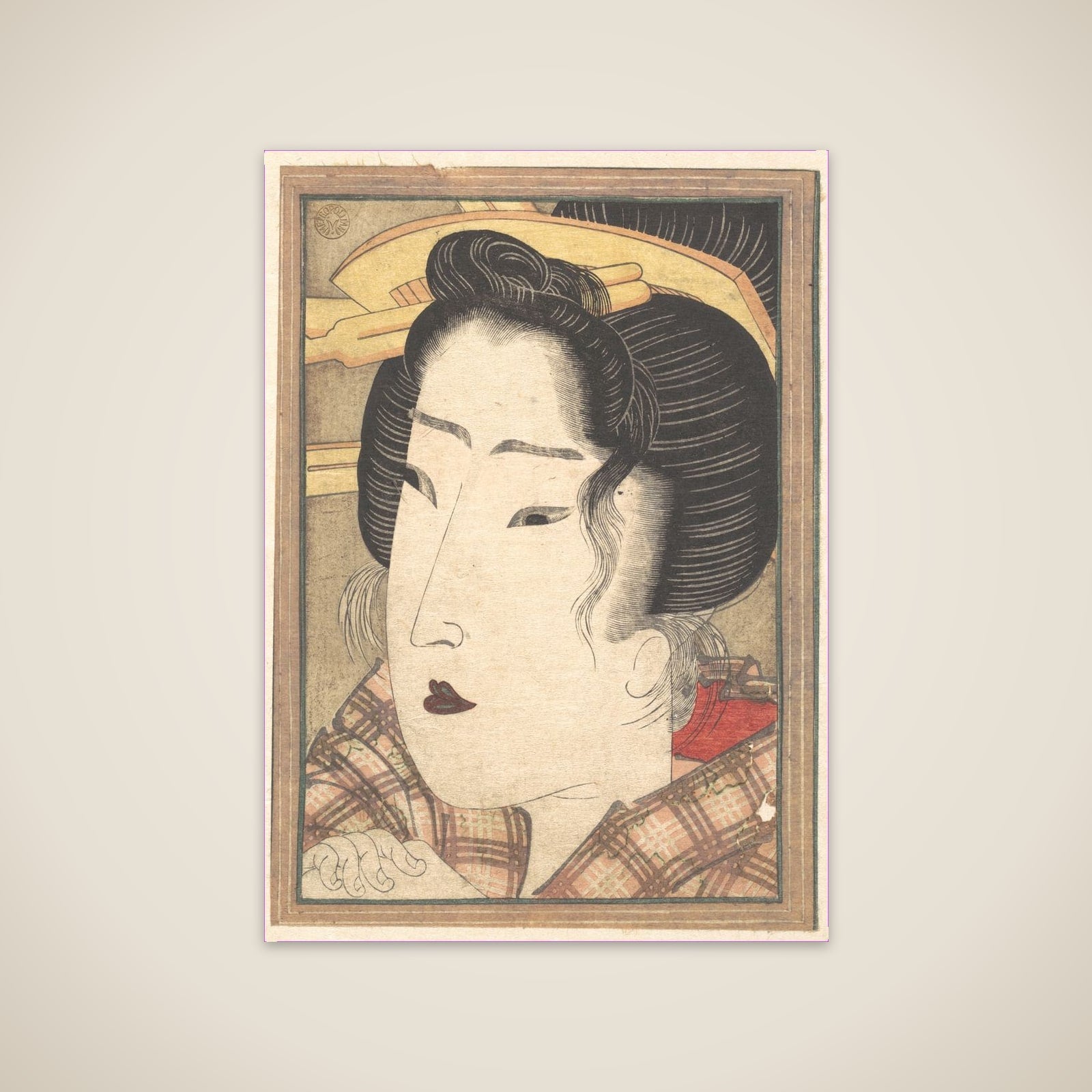 Head of a Beauty unframed print