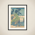 Fall of Aoiga Oka, Yedo framed