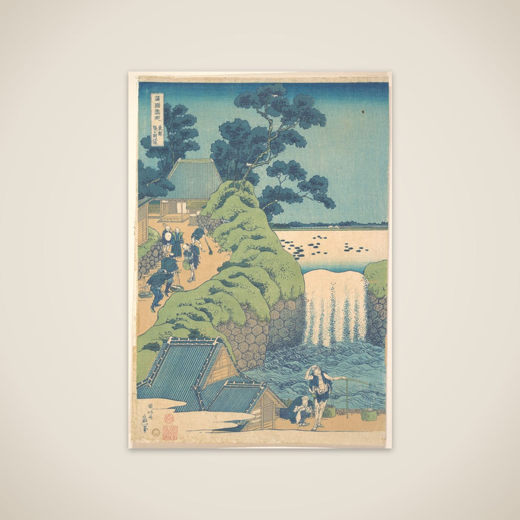 Fall of Aoiga Oka, Yedo unframed print