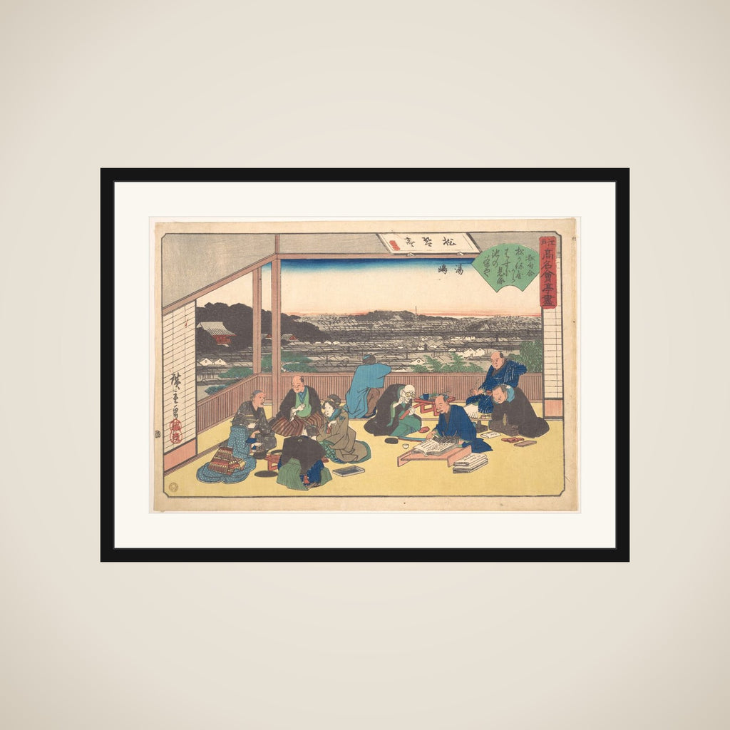 Yushima (Matsu Kane-ya) framed