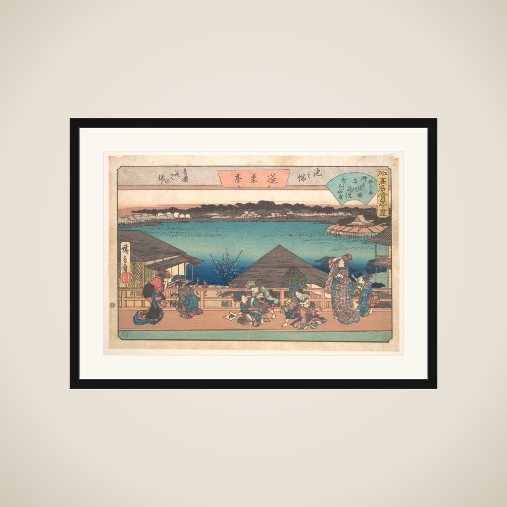 Ikeno Mata (Horai-ya) framed