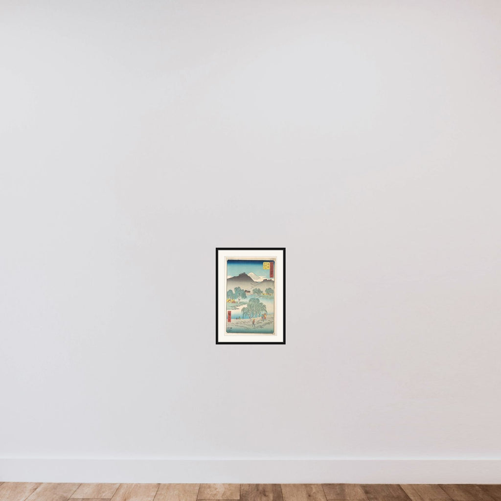 Goyu framed — shown to scale