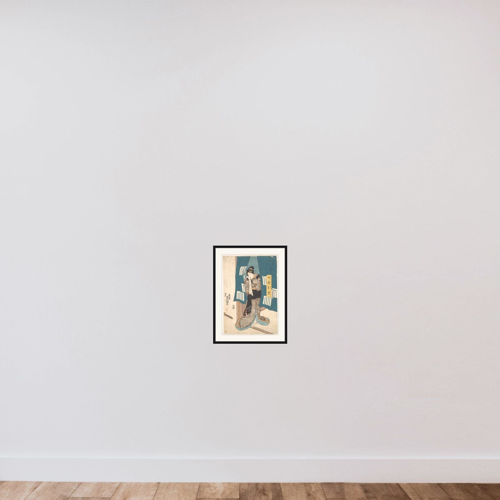 Print framed — shown to scale