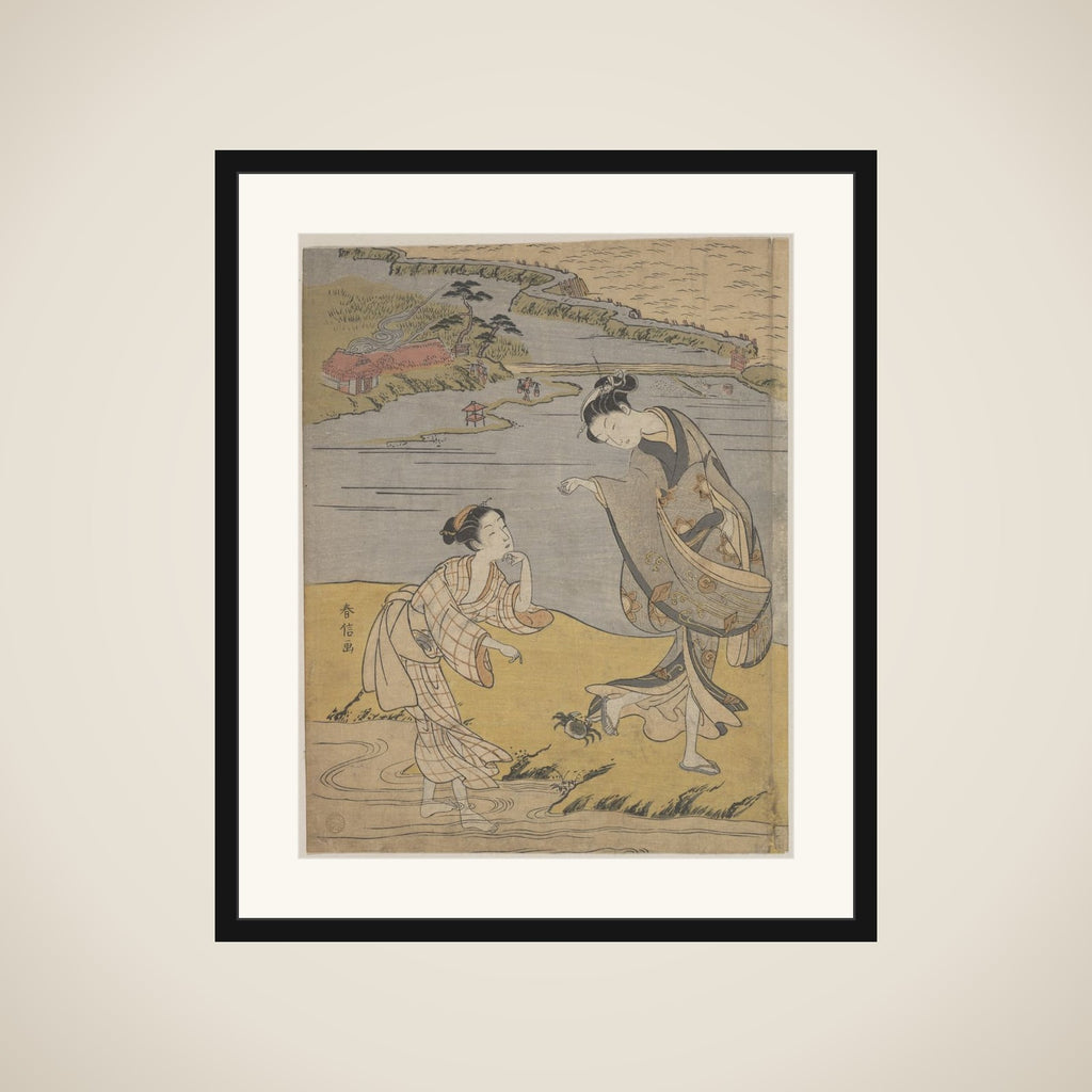 The Clinging Crab framed