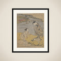 The Clinging Crab framed