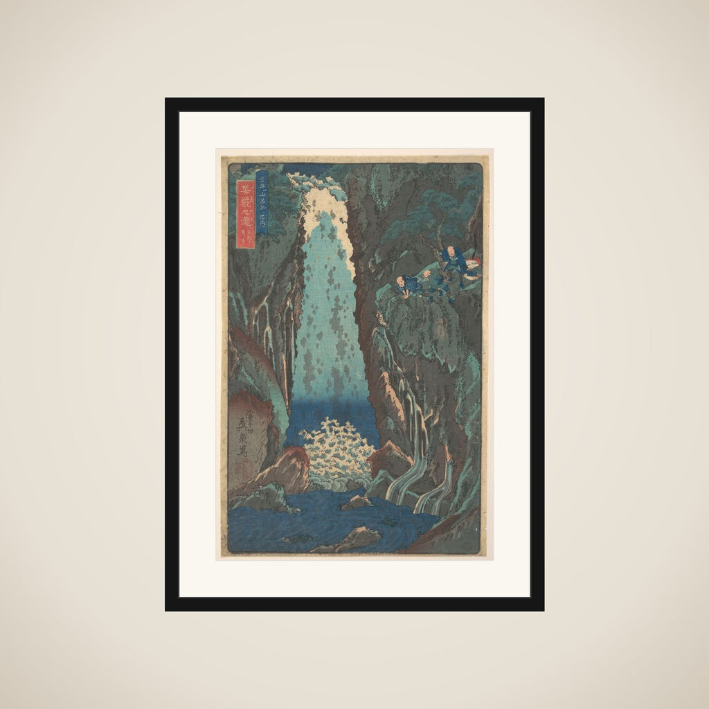 Kegon Waterfall framed