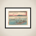 Shimada; Oigawa Shun-Gan, Banks of the Oi River framed