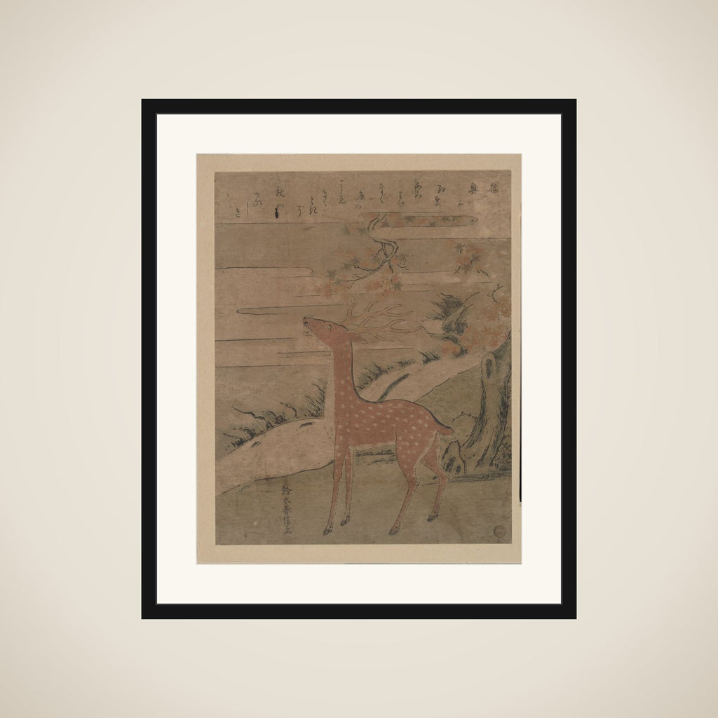 The Cry of the Stag framed