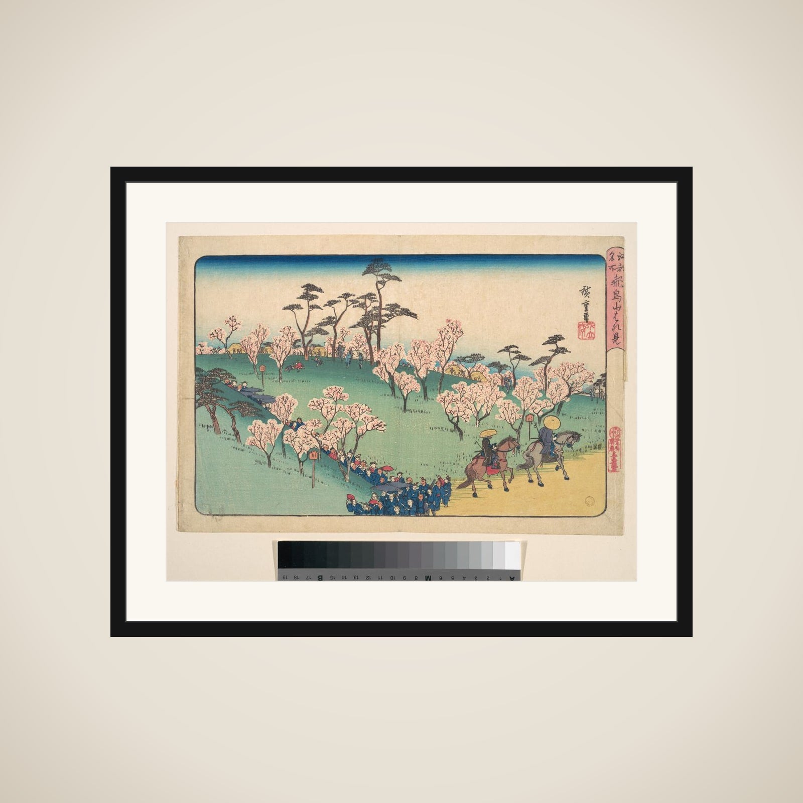 Asukayama Hanami framed