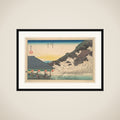 Kiyomizu Temple (Kiyomizu), from the series Famous Views of Kyoto (Kyōto meisho no uchi) framed
