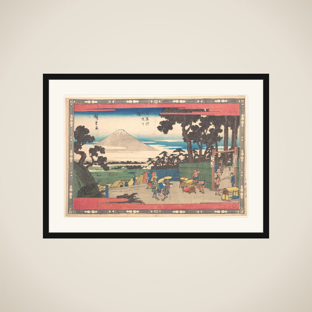 Meguro Gionin Zaka framed